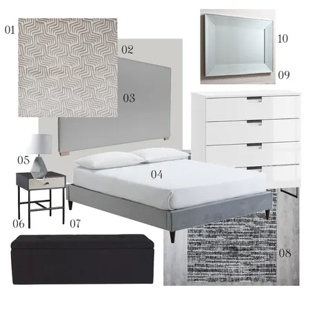 assignment 9 guest bedroom Interior Design Mood Board by ShieyaamAllie on Style Sourcebook