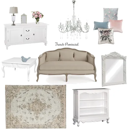 French Provincial Interior Design Mood Board by Melissa Schmidt on Style Sourcebook