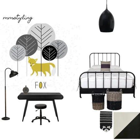 Oscar's Room Interior Design Mood Board by MM Styling on Style Sourcebook