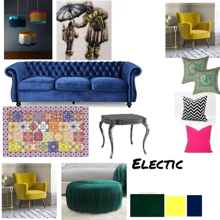 electic Interior Design Mood Board by Ramokone on Style Sourcebook