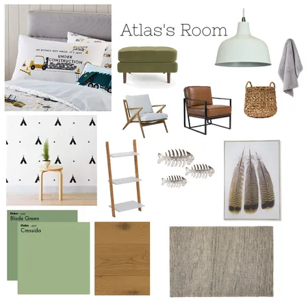 Atlas's Room Interior Design Mood Board by Hailey C Filler on Style Sourcebook