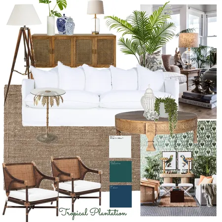 Tropical Plantation Interior Design Mood Board by Manea Interiors on Style Sourcebook