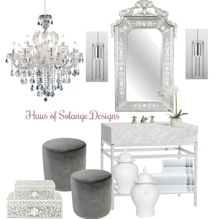 Powder Room Interior Design Mood Board by solange1992 on Style Sourcebook