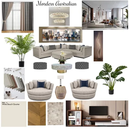 Modern Australian - Living room Interior Design Mood Board by Divine Designs by Fallon Hodgson on Style Sourcebook