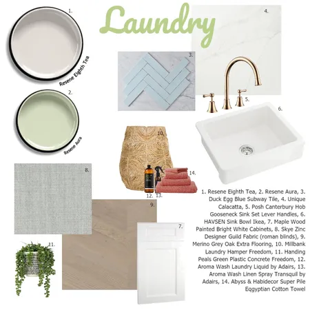 laundry Interior Design Mood Board by Amanda Smee on Style Sourcebook