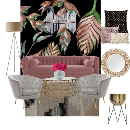 hollywood glam Interior Design Mood Board by Pooja on Style Sourcebook