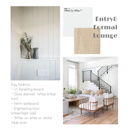 Entry Interior Design Mood Board by K A N L A    P E R L A on Style Sourcebook