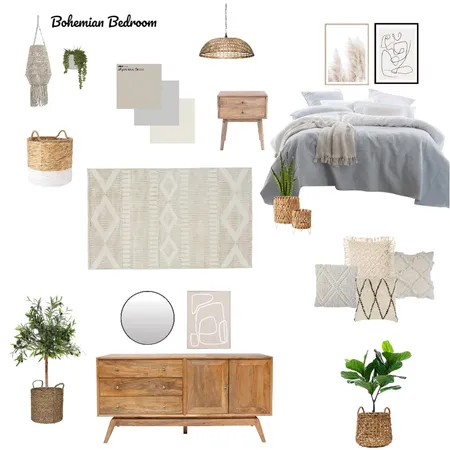 Boho Interior Design Mood Board by marybella on Style Sourcebook