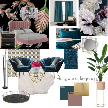 Hollywood regency Interior Design Mood Board by Pooja on Style Sourcebook
