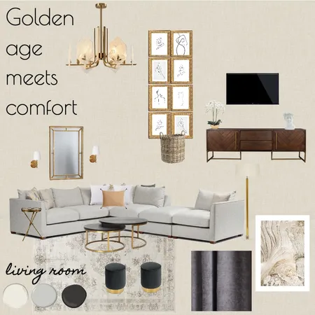 Julia Pamplona - Living room Interior Design Mood Board by RLInteriors on Style Sourcebook
