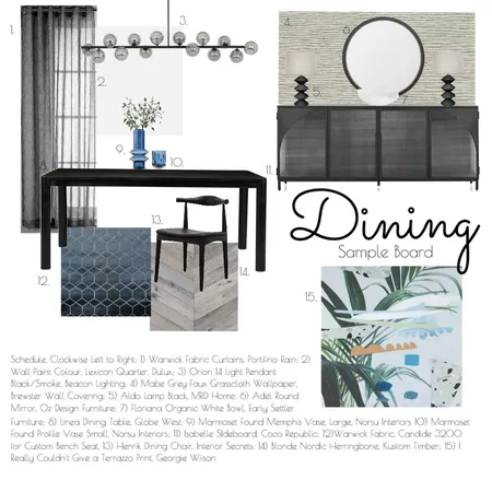 Dining Interior Design Mood Board by jacca333 on Style Sourcebook