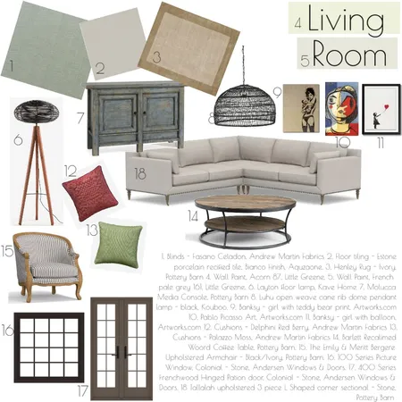 Client - Searlait Mc Cann Living Room Interior Design Mood Board by Rion Breslin on Style Sourcebook