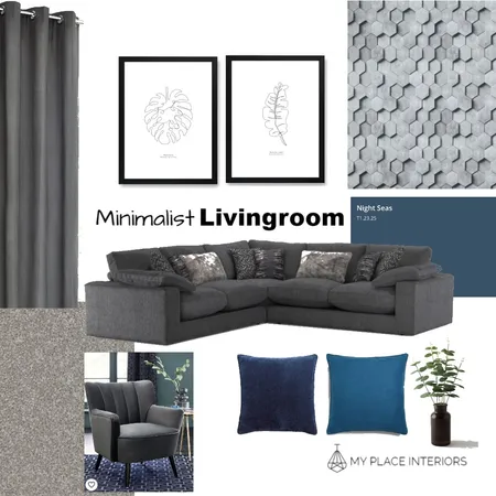 Minimalist Livingoom Interior Design Mood Board by LucyMcCann on Style Sourcebook