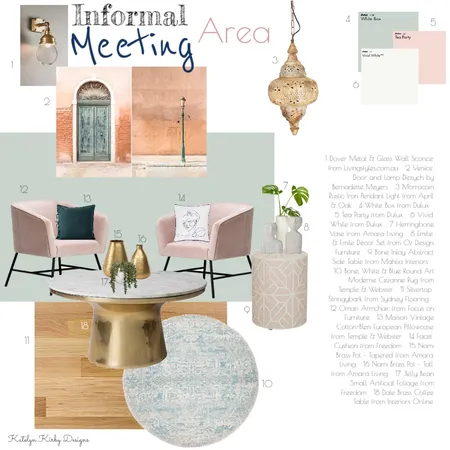 Informal Meeting Area for Office (Mod 12) Interior Design Mood Board by Katelyn Kirby Interior Design on Style Sourcebook
