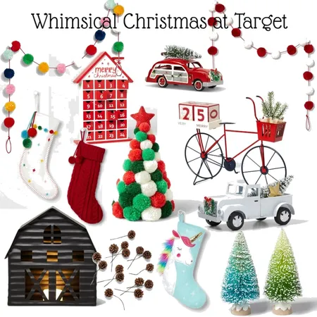 Whimsical Christmas at Target Interior Design Mood Board by Twist My Armoire on Style Sourcebook