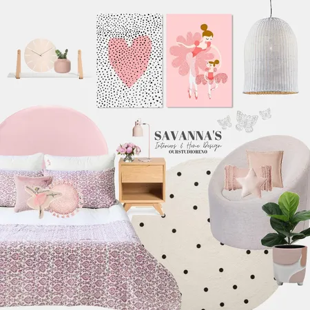 Young Girls Bedroom Interior Design Mood Board by sb.interiors on Style Sourcebook
