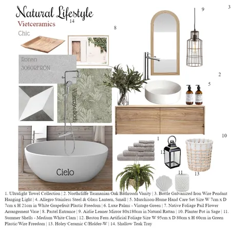 Natural Lifestyle Interior Design Mood Board by LinhPhuong on Style Sourcebook