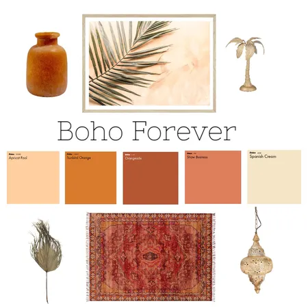 Boho  forever Interior Design Mood Board by Cathsstyle on Style Sourcebook