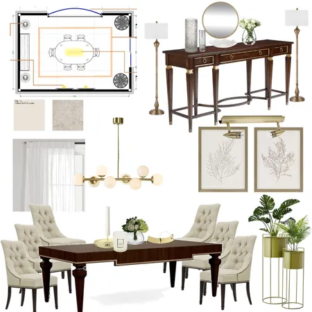 mood board dining room 2 Interior Design Mood Board by salwa on Style Sourcebook