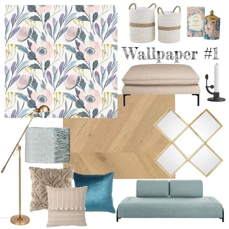 Pastel Wallpaper Interior Design Mood Board by belinda__brady on Style Sourcebook