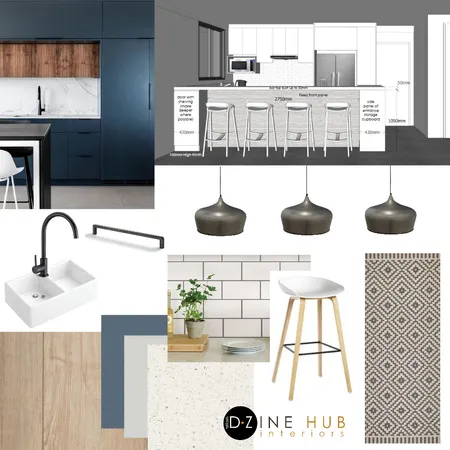 Simola Kitchen Interior Design Mood Board by D'Zine Hub Interiors on Style Sourcebook