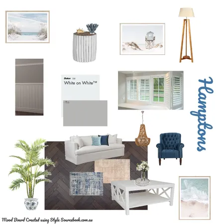 Hamptons Interior Design Mood Board by cbellier on Style Sourcebook
