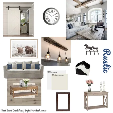 Rustic Interior Design Mood Board by cbellier on Style Sourcebook