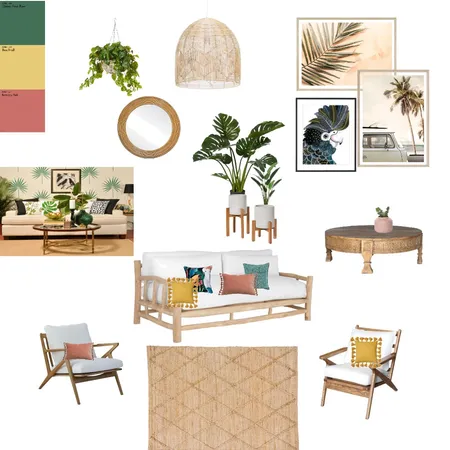 Tropical with a coastal touch Interior Design Mood Board by MarieH on Style Sourcebook