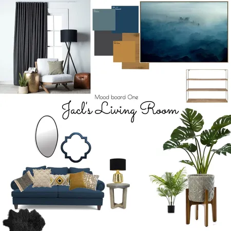 Jack's Living Room Interior Design Mood Board by LuPerrott on Style Sourcebook