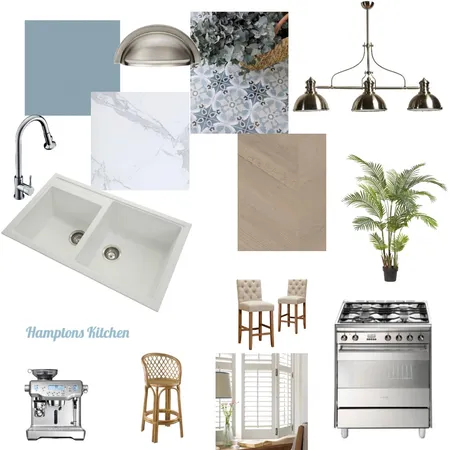 Hamptons Kitchen Interior Design Mood Board by Melissa Schmidt on Style Sourcebook