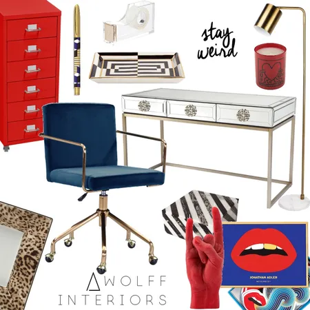 Home Office Look 4 Interior Design Mood Board by awolff.interiors on Style Sourcebook