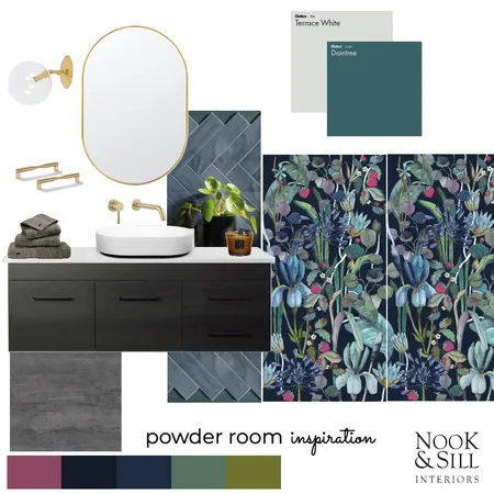 Vincent - Powder Room Interior Design Mood Board by Nook & Sill Interiors on Style Sourcebook