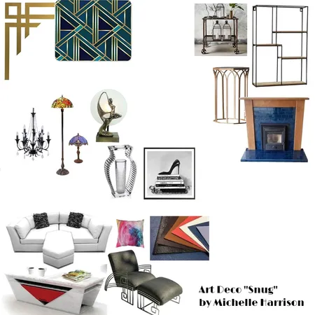 Art Deco Snug Interior Design Mood Board by SecretMagpie on Style Sourcebook