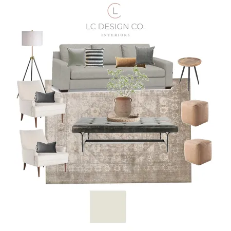 Jills living room Interior Design Mood Board by LC Design Co. on Style Sourcebook
