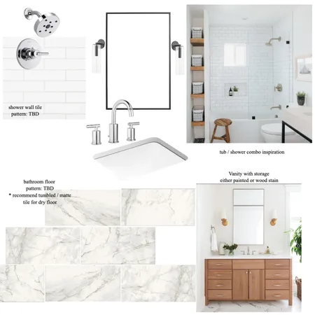 Qualey Basement Bathroom Interior Design Mood Board by Payton on Style Sourcebook