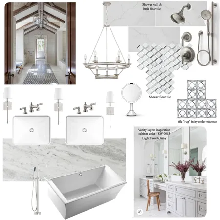 Lloyd Master Bathroom Interior Design Mood Board by Payton on Style Sourcebook