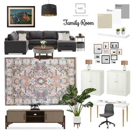 Sparkes Family Room 3 Interior Design Mood Board by Nis Interiors on Style Sourcebook