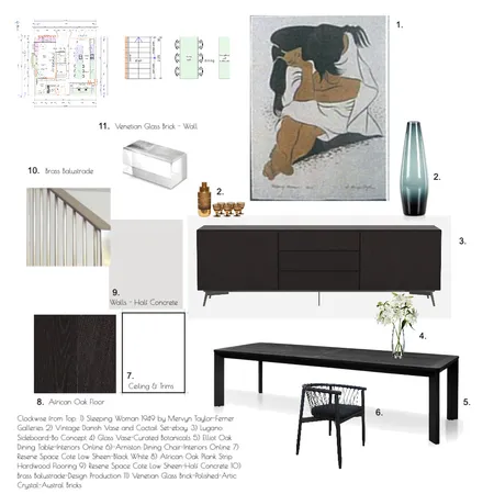 Dining Room Interior Design Mood Board by KG on Style Sourcebook