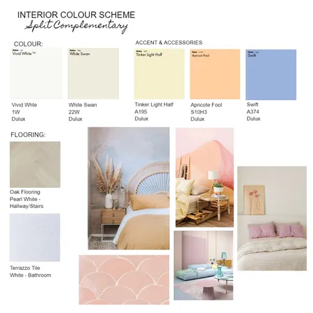 Sherbet Dream Colour Scheme Interior Design Mood Board by SALT SOL DESIGNS on Style Sourcebook