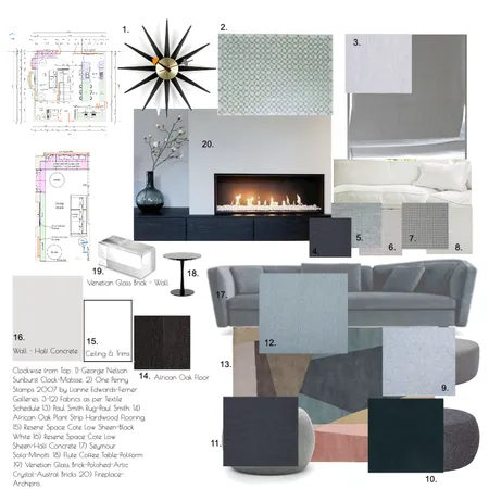 Living Room Interior Design Mood Board by KG on Style Sourcebook