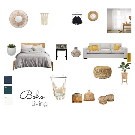 Boho livin Interior Design Mood Board by Gayathri Kannan on Style Sourcebook