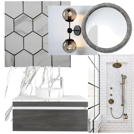 I.D Client Washroom Design Interior Design Mood Board by I.D MY DESIGNS on Style Sourcebook