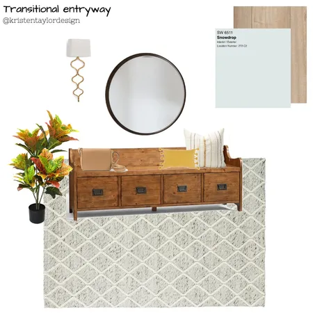 Transitional Entryway Interior Design Mood Board by Kristen Taylor Design on Style Sourcebook