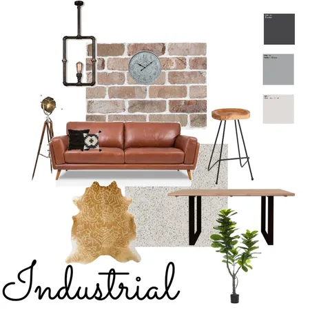 Industrial Interior Design Mood Board by Taylah.Design on Style Sourcebook