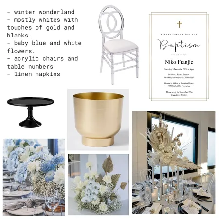 Nikos Christening Interior Design Mood Board by i.franjic on Style Sourcebook
