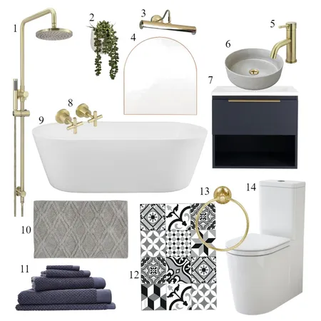 Bathroom Interior Design Mood Board by Ahysampv on Style Sourcebook