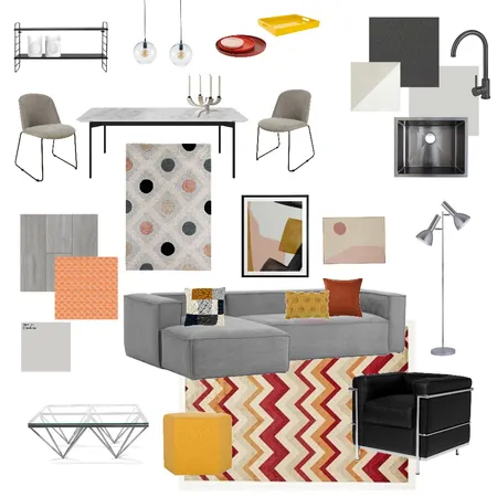 Bauhaus inspired 1b&1b apartment UPDATE Interior Design Mood Board by LejlaThome on Style Sourcebook
