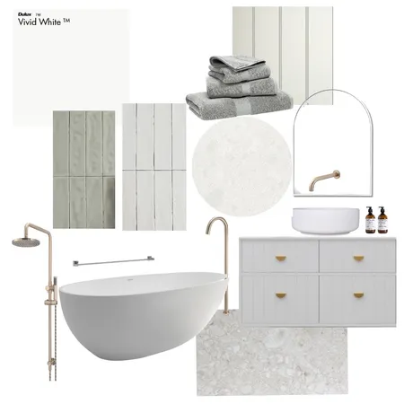 Bathroom 1 /Ensuite Interior Design Mood Board by Dani Cousens on Style Sourcebook