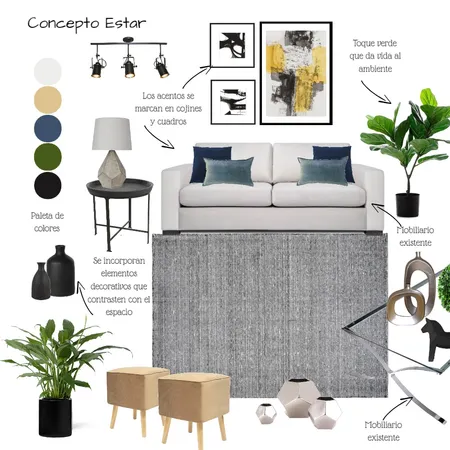 Propuesta living casa Interior Design Mood Board by clauconejero on Style Sourcebook