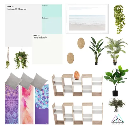 Perth Psychology Collective - Yoga Interior Design Mood Board by Invelope on Style Sourcebook